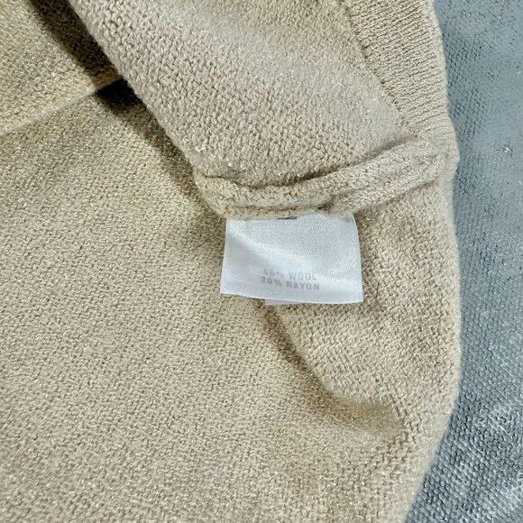 St. John Wool Blend Knit Cropped Tank Women's Small - Picture 3 of 4